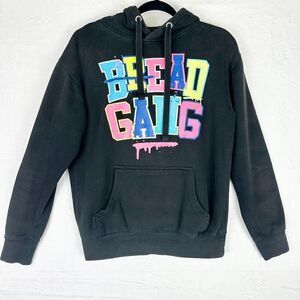 Bread Gang Yung Slime Official Merch Drip Gang Hoodie Size Small Black